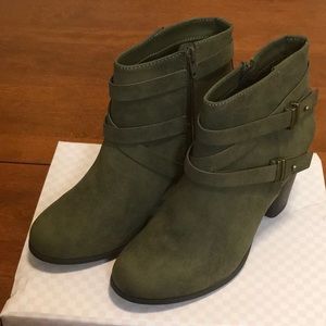 Khaki bootie - vegan